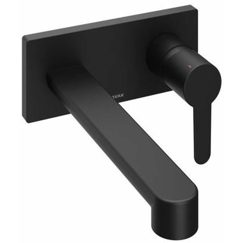 Ravak - Puri - Mitigeur de lavabo encastrée avec corps d'encastrement, noir mat X070184