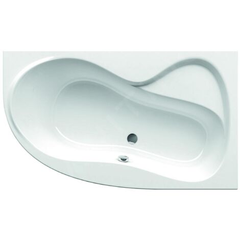 Ravak Rosa 95 - Baignoire asymétrique 95 R, 1500x950 mm, droite, blanche C561000000