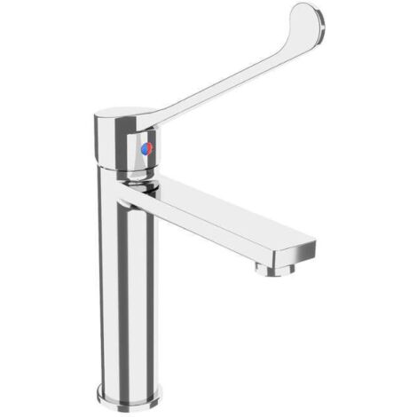Ravak Safe - Waschtischarmatur mit Klinikhebel, Chrom X070620