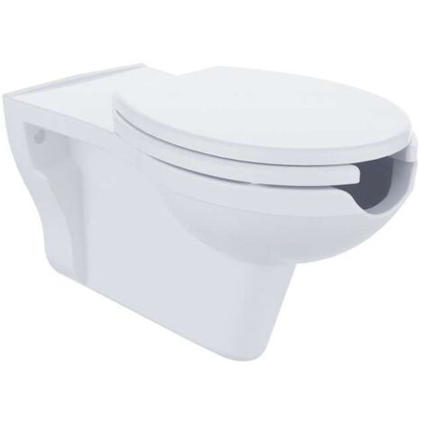 Ravak Safe - WC sospeso con sedile, senza barriere, SoftClose, RimOff, bianco X01930