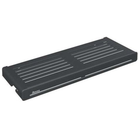 Ravak Slim - Ripiano, lunghezza 28 cm, nero/nero X07P649