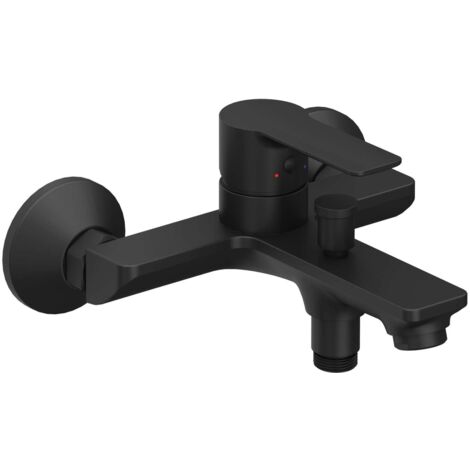 Ravak Solar - Miscelatore per vasca da bagno, nero X070491