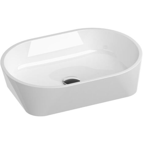 Ravak Solo Lavabo freestanding 58 x 40 cm senza troppopieno, bianco (XJX01358000)