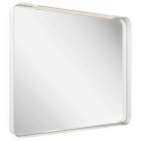 Ravak Strip - Espejo con iluminación LED, 91x71 cm, blanco X000001568
