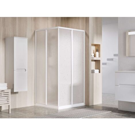 Ravak Supernova - Duschkabine 80x80 cm, weiß/Pearl 14V401O211S