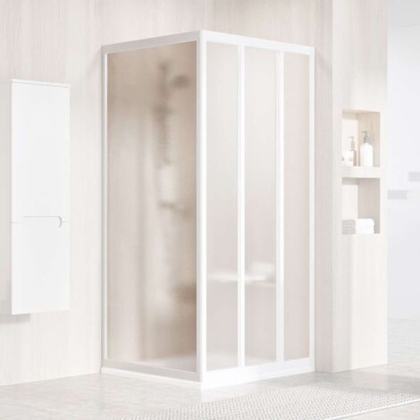Ravak Supernova - Parete doccia APSS-80, 77-81 cm, bianco/vetro Grape 940401R2ZG