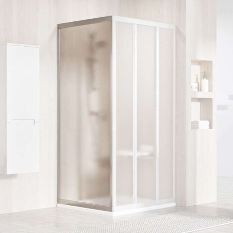 Ravak Supernova - Parete doccia APSS-90, 87-91 cm, satinato/vetro Grape 94070UR2ZG