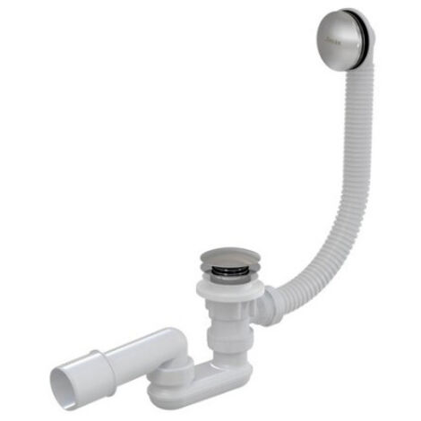 Ravak – Système de vidage ClickClack X01377 – Longueur 570 mm – Finition chrome – Bouchon anti-odeur et siphon inclus