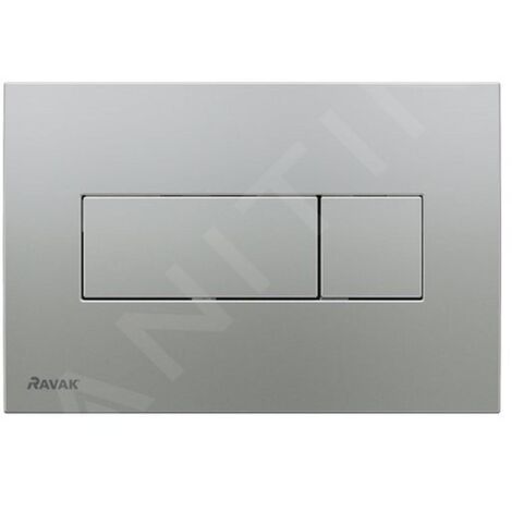 Ravak UNI - Plaque de déclenchement pour WC, satin X01456