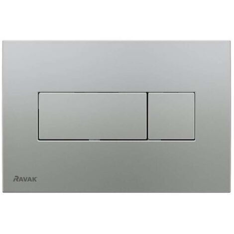 Ravak UNI - WC-Betätigungsplatte, Satin X01456