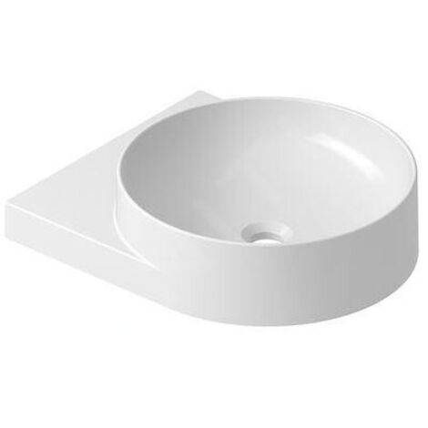 Ravak Yard - Lavabo 405x500 mm, sans trop-plein, trou pour robinet, blanc XJX01240002