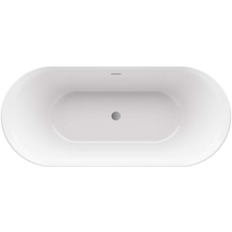 Ravak Ypsilon Bañera independiente 180 x 80 cm en acrílico, Blanco (XC00100026)