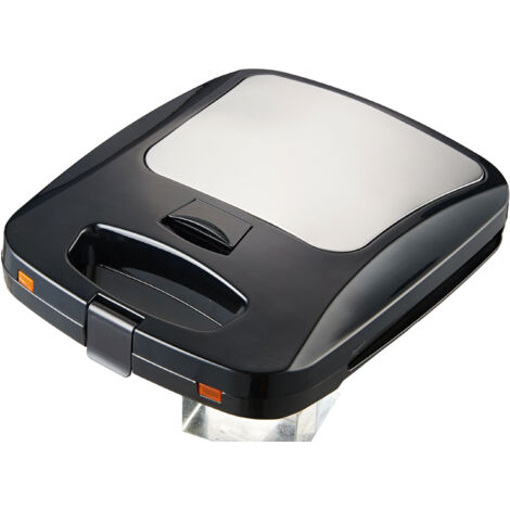 Ravanson OP-7050 gofrera 4 barquillo(s) 1200 W Negro, Plata