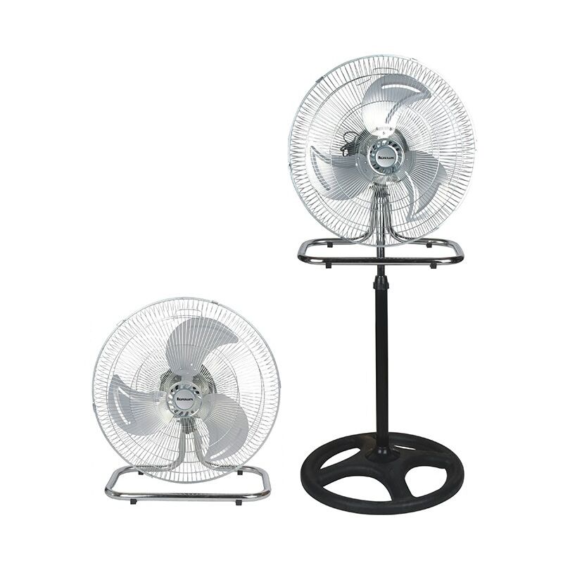 Ravanson - wt-7046 ventilatore nero, acciaio inox