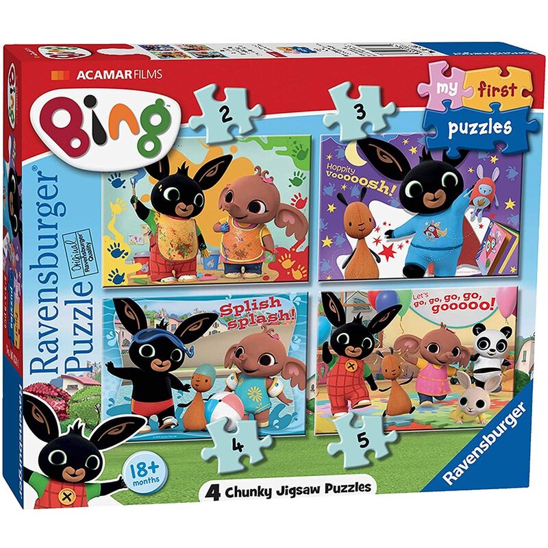 Ravensburger Bing Bunny - My First Jigsaw Puzzles (2, 3, 4 & 5 Piece)