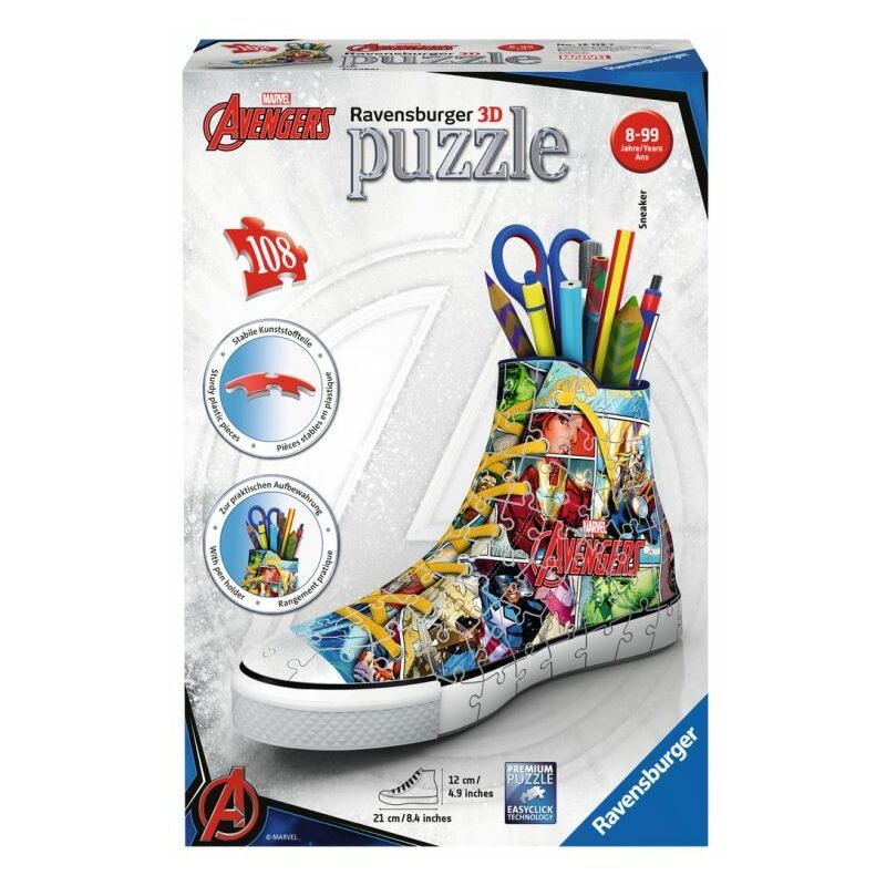 

The Puzzle 3D Sneaker Marvel Avengers 108 pièces, 12113 puzle 3D - Ravensburger