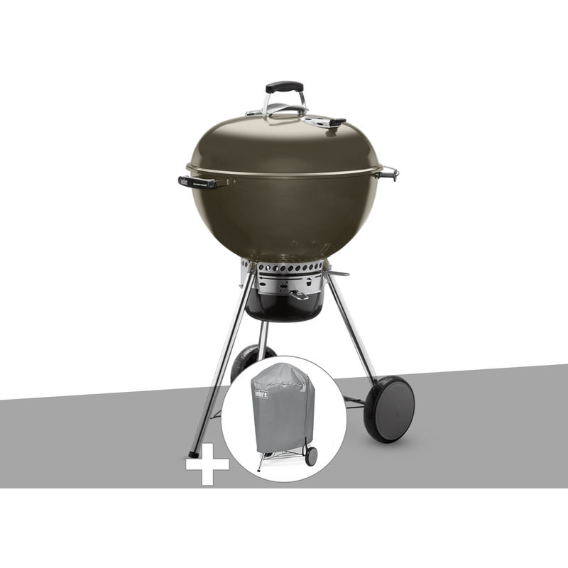 Weber - Barbecue à charbon Master-Touch gbs C-5750 57 cm Smoke Grey avec housse