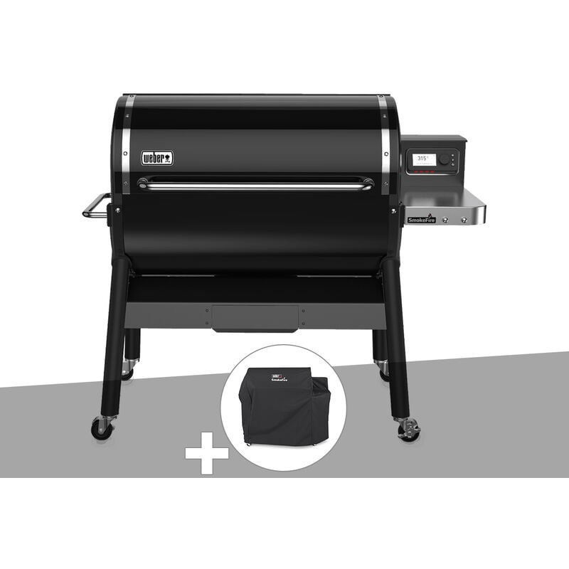 Weber - Barbecue à pellets Smokefire EX6 gbs avec housse de protection