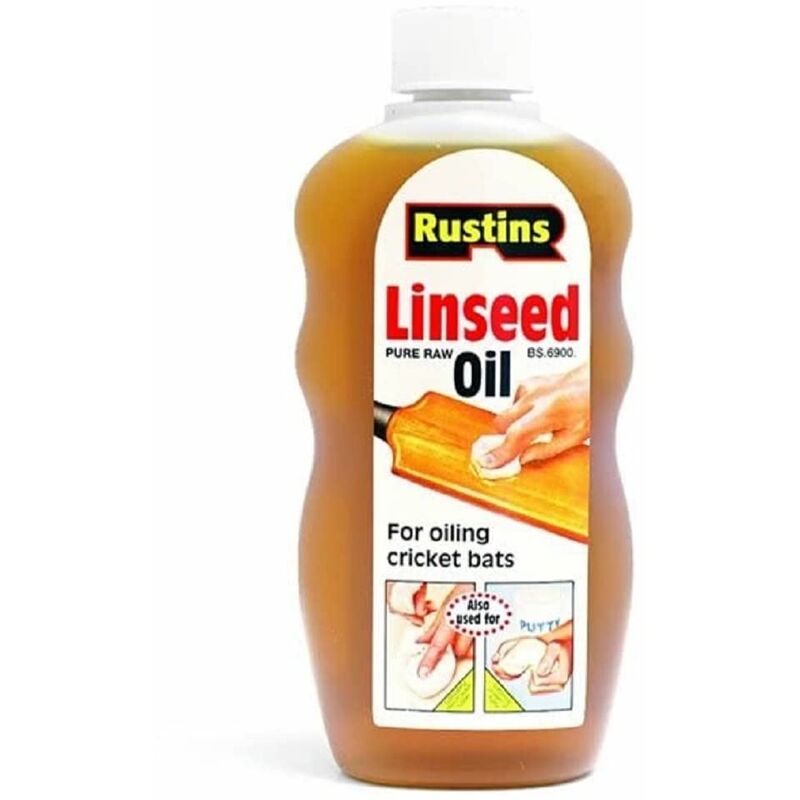 Rustins - LINS500 Raw Linseed Oil 500ml RUSLOR500