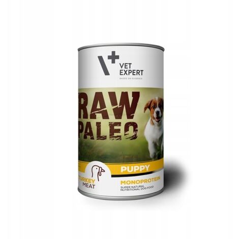 Raw Paleo Puppy - Tacchino - Cibo per cuccioli - 400 g