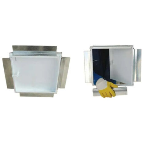 Rawl – Trappe de visite métal 600x600 mm – Accès facile pour espaces de ventilation – Durable et robuste – Pour chantiers humides