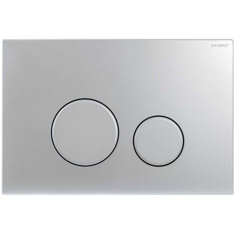 RAYBRO Betätigungsplatte CORTADO 25 Mattchrom für Geberit Spülkästen UP320, UP100, JomoTech, REZI Systems