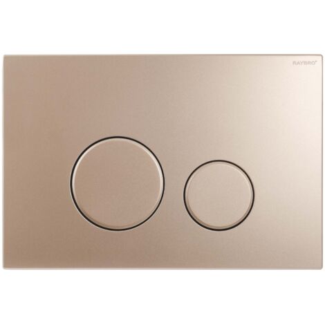 RAYBRO Betätigungsplatte CORTADO 45 Champagne Gold für Geberit Spülkästen UP320, UP100, JomoTech, REZI Systems