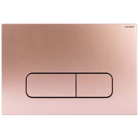 RAYBRO Betätigungsplatte MOCHA 55 Rose Gold für Geberit Spülkästen UP320, UP100, JomoTech, REZI Systems