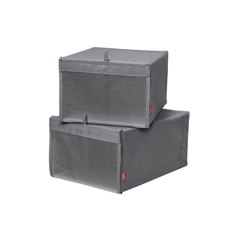 RAYEN - Boite rangement chaussures pliable x2