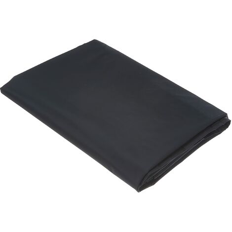Rayen Copertura per barbecue rettangolare, impermeabile e resistente, protezione da ruggine e sporco, colore nero, dimensioni: 80 x 47 x 84 cm