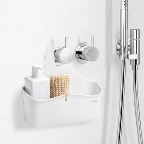 RAYEN - Panier de douche à suspendre 28x8x28cm