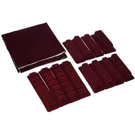 Rayen - Porta Posate Autoadesivo, Adattabile a Tutti i Cassetti, Organizzazione Pratica, Design Moderno, Colore Rosso
