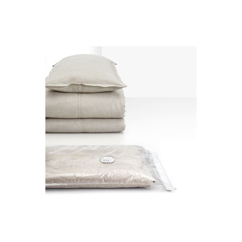 Rayen Sac de rangement sous vide transparent 90x130 cm