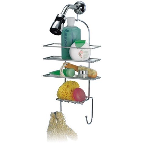 RAYEN - Serviteur douche porte accessoires chrome 2226
