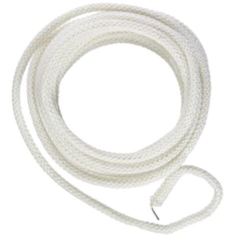 Rayher 55937104-Tubo a maglia con filo metallico, 5 mm, 3 m, colore: avorio, normale