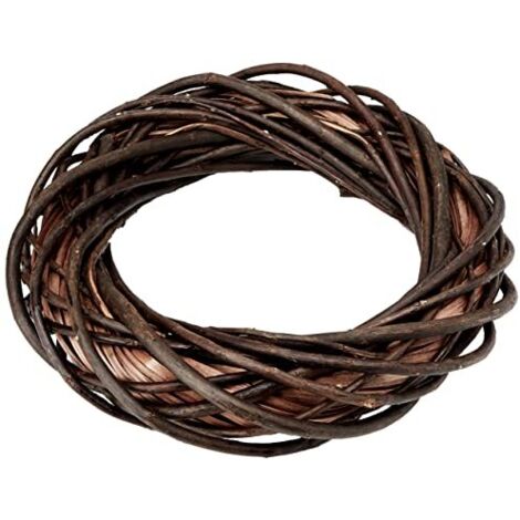 Rayher 65008000 Ghirlanda vimini, corona decorativa, shabby, fai da te, diametro 30 cm, spessore 7 cm