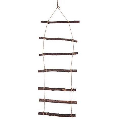 Rayher 65282505 Scala legno da appendere, naturale, 96x30x2cm