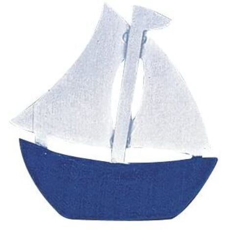 RAYHER - BARCA A VELA IN LEGNO 5,5 CM 4PZ
