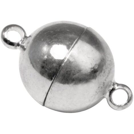 RAYHER - CHISURA MAGNETICA EXTRA FORTE ROTONDA Ø12MM - COLORE ARGENTO