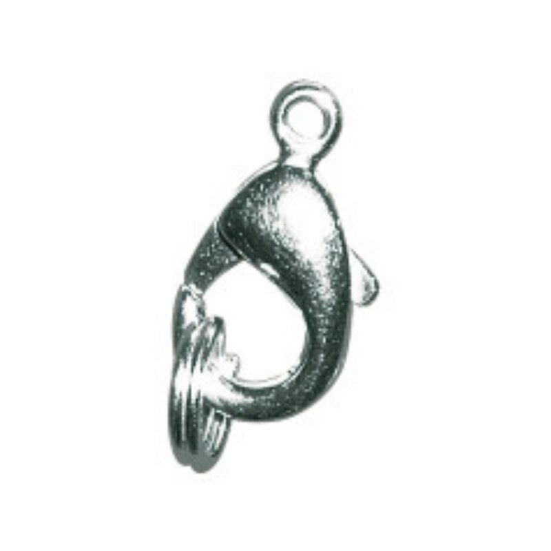 Image of Rayher - chiusura moschettone con anello 18,5MM - colore argento