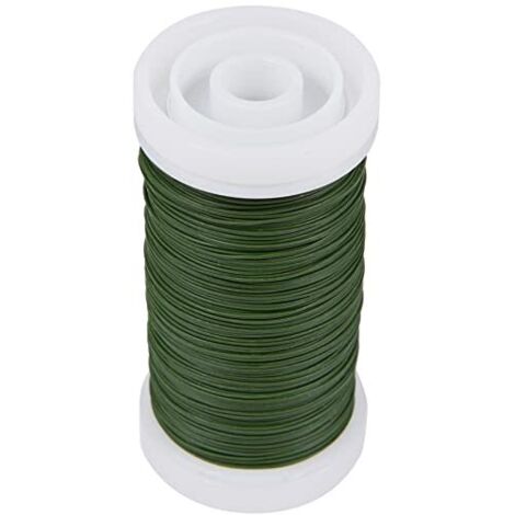 Rayher Fil di Ferro per Fiori, Verde Scuro, 0,35 Mm Ø, Spoletta 100 M, Bus.Blis 1 Pz, 2425013