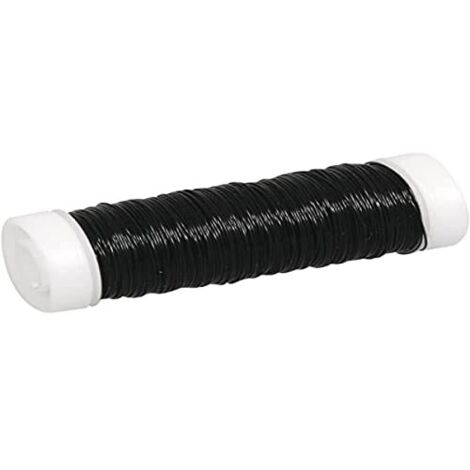 Rayher Filo Metallico per Bigiotteria, Nero, 0,30 Mm Ø, Rotolo 50 M, 2405501