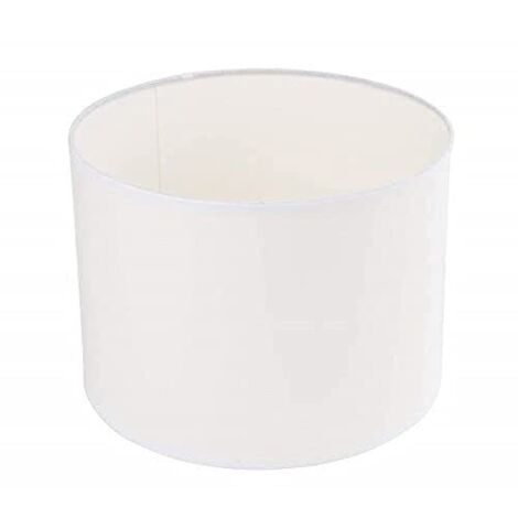 Rayher Hobby 2308302 Paralume, rotondo, ø 25 cm, altezza 15 cm, 100% poliestere, per lampada da terra o a sospensione, anche da dipingere e incollare, bianco