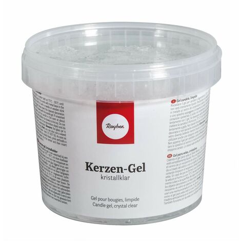 RAYHER HOBBY 3130200, Gel per Candele, Trasparente, Secchiello di 750g/ 850 ml