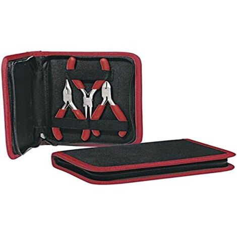 Rayher Hobby 8934500 Pinze Set con il caso, Set 3 pinze