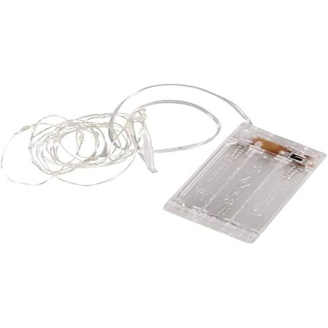 Rayher - Mini catena di luci a LED con timer, multicolore, 1,15 x 0,78 x 0,23 cm