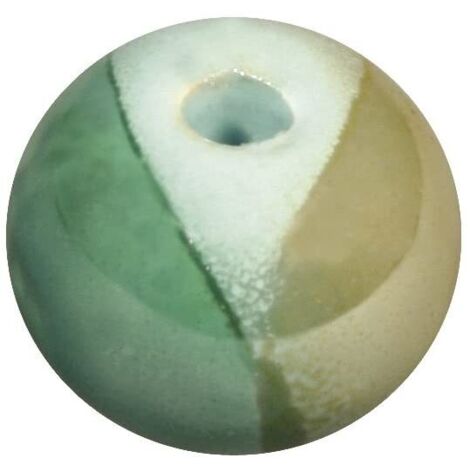 RAYHER - PERLA DECORATIVA IN CERAMICA Ø2CM - FORO Ø4MM - COLORE LAGUNA