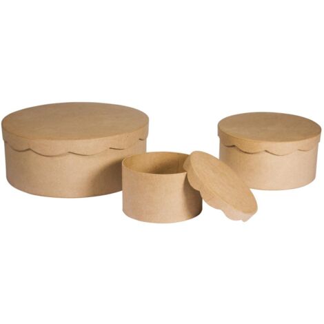 Rayher Scatole, Marrone, 24 x 24 x 9.1 cm