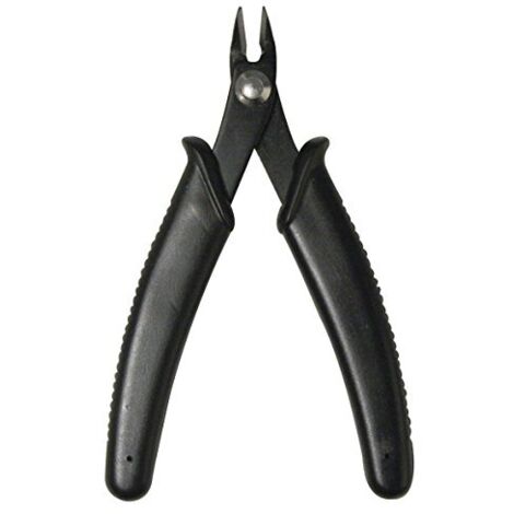 Rayher Taglierina laterale per gioielli, 13 cm, manici antiscivolo, pinza da taglio per filo sottile, metallo morbido, per fai da te, modellismo, gioielli, 8954300
