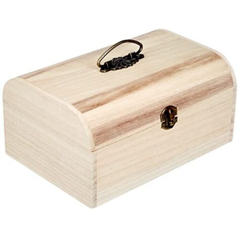 Rayher Valigia-Legno C.Chiusura Anticata, 24,5X16,5X11,5 Cm, 6166500